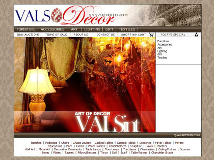 Desiger collection from VALSDescor.com